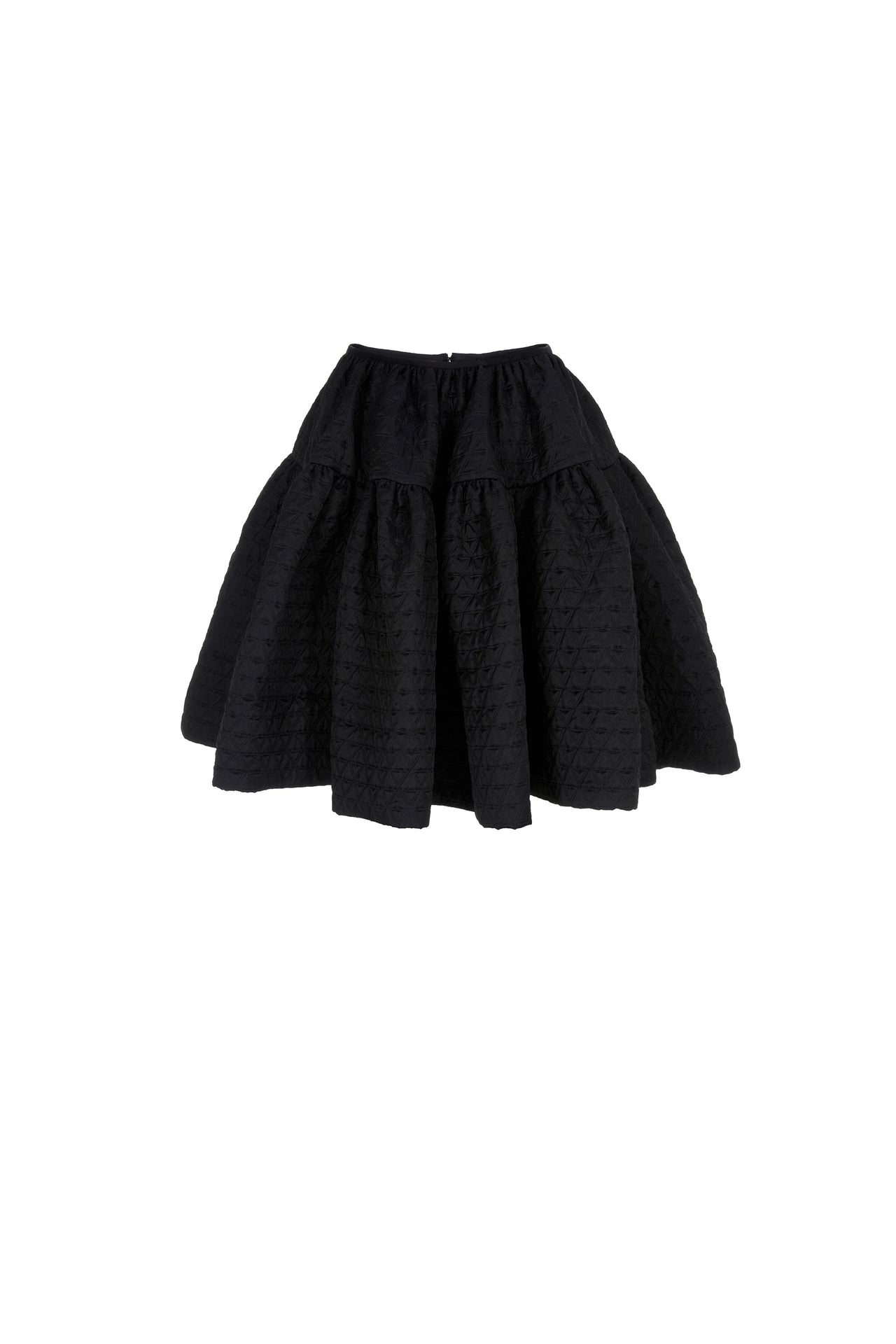 Black Jacquard Skirt
