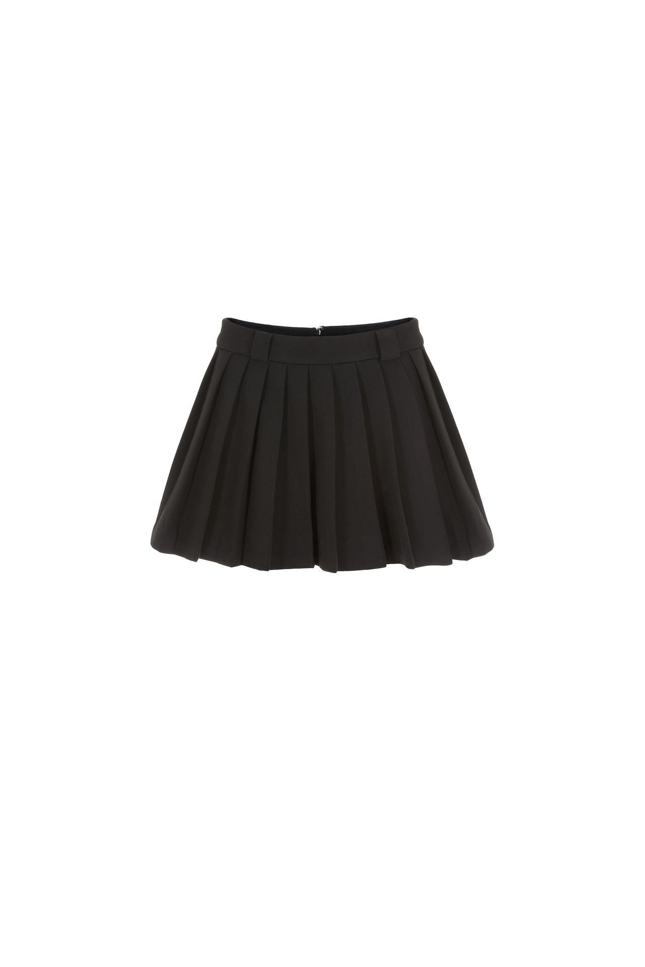 Black Pleated Shorts