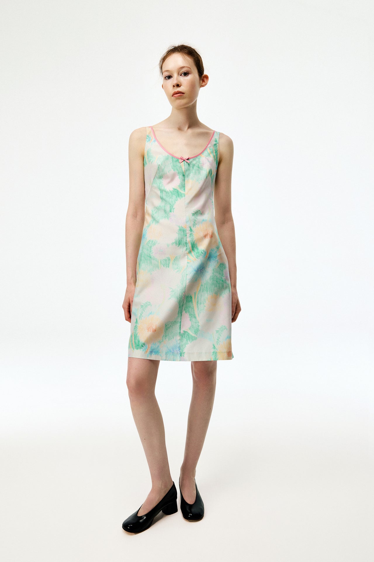 Floral Print Silk Dress