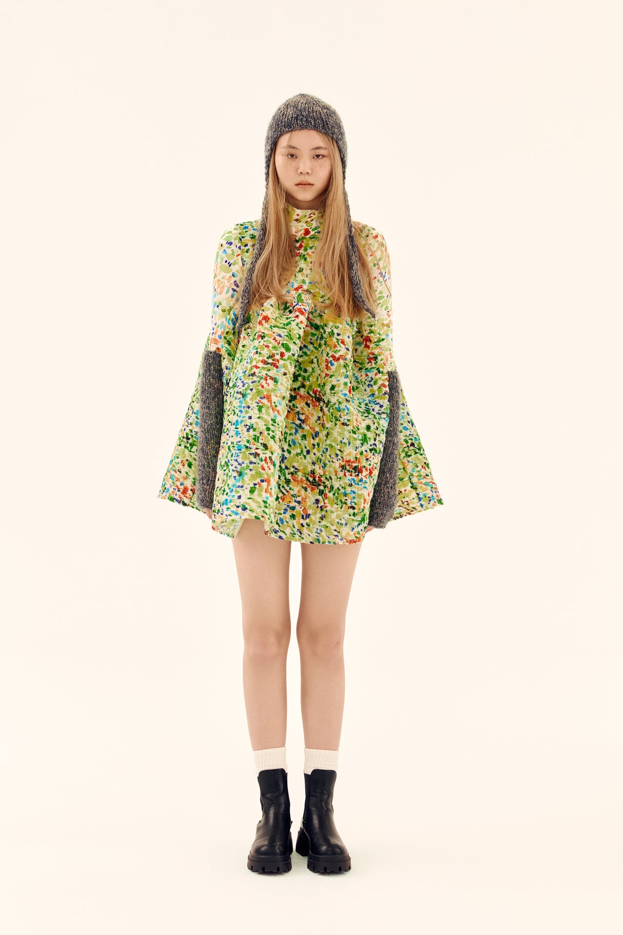 Shirred Babydoll Dress