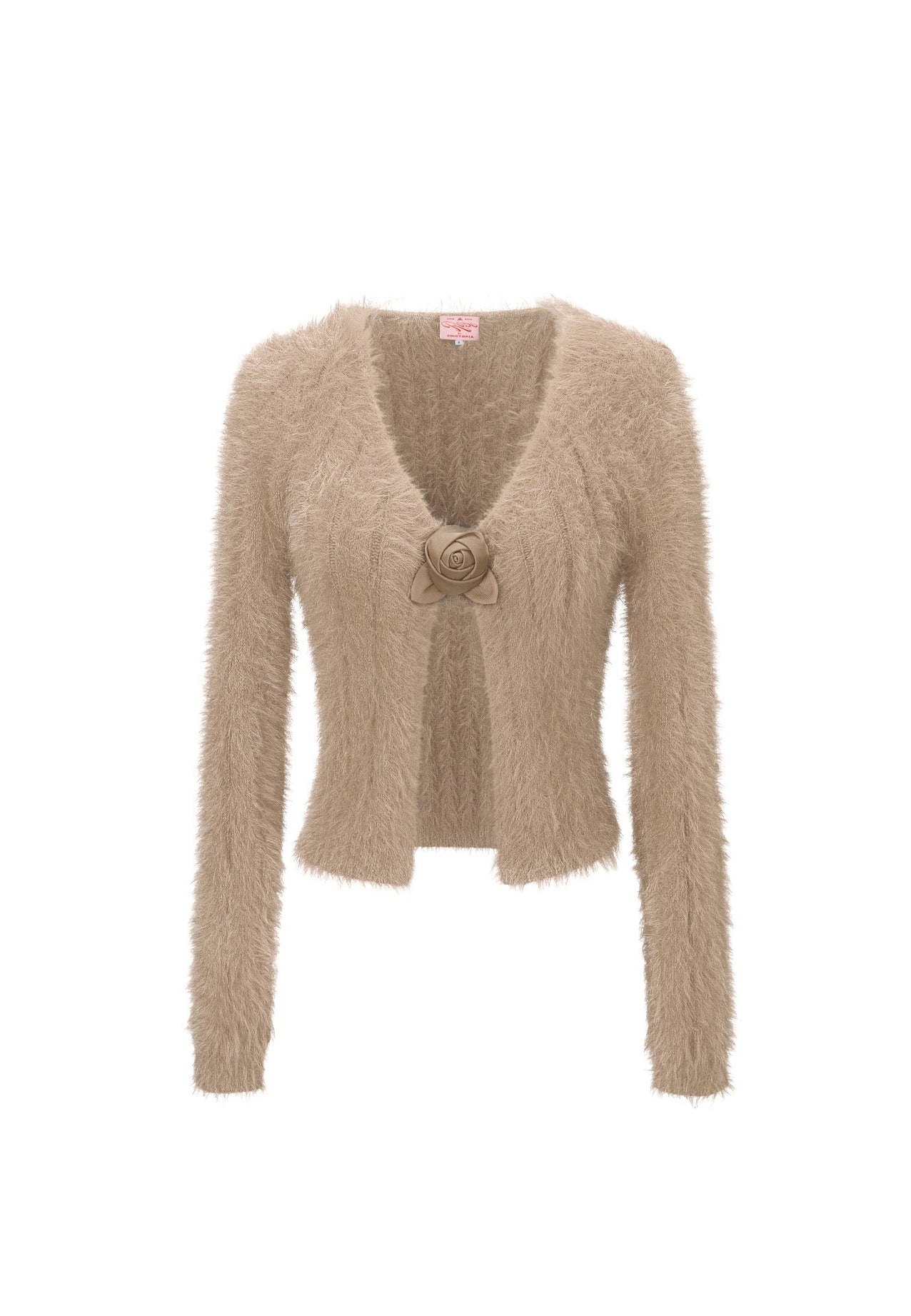 Beige Rose Cardigan