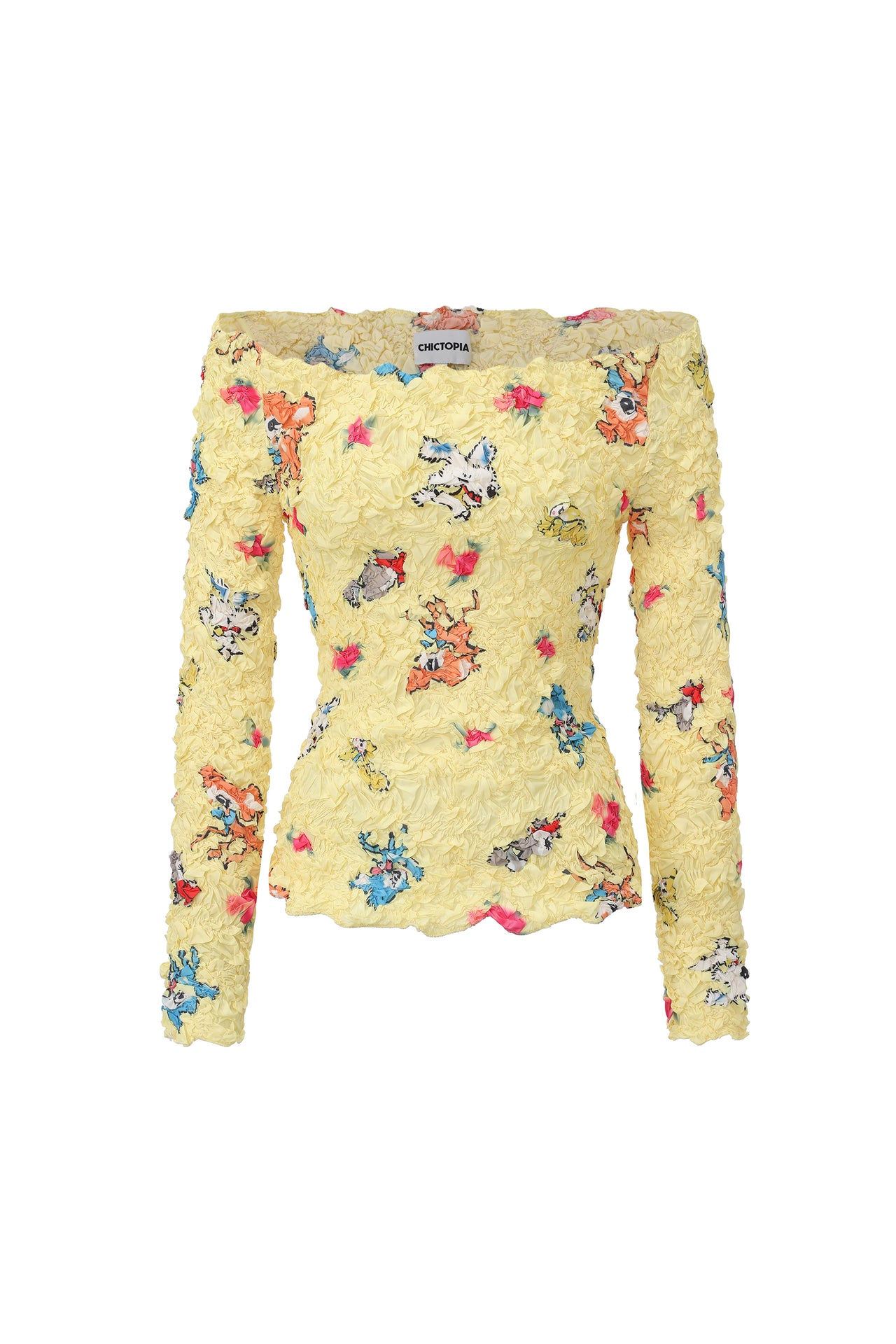 Ruched Off-shoulder Top