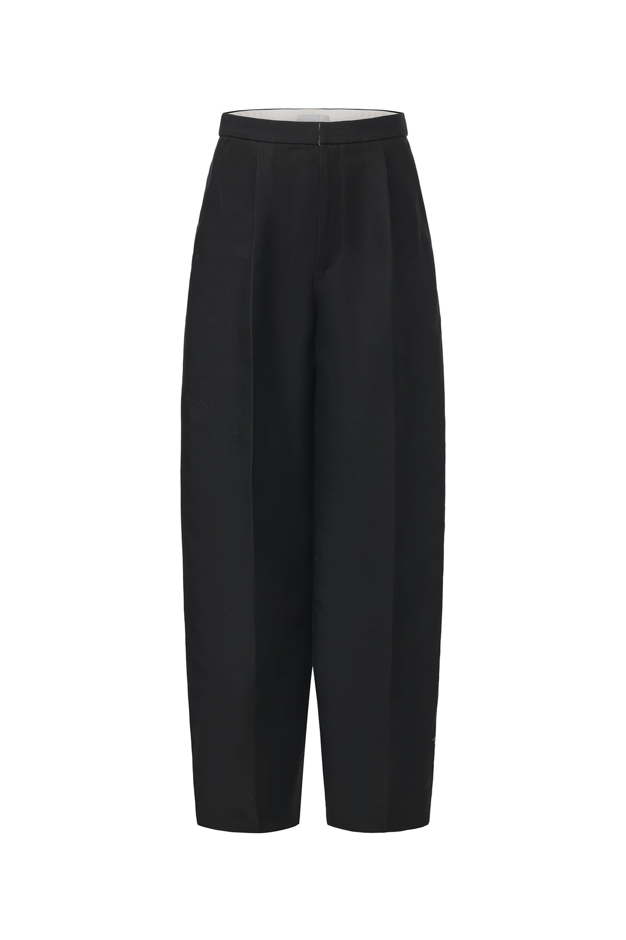 Black Pleat Trousers