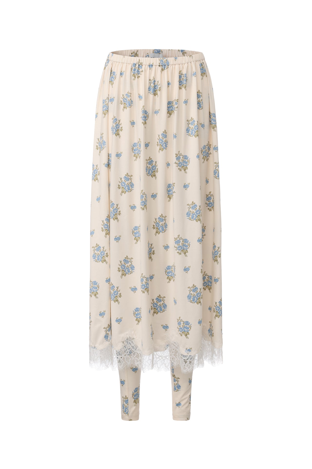 Floral Jersey Skirt