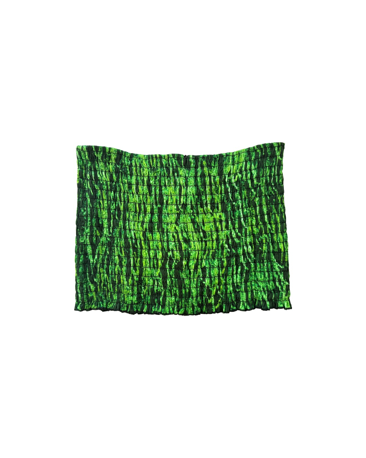Shirred Mini Skirt