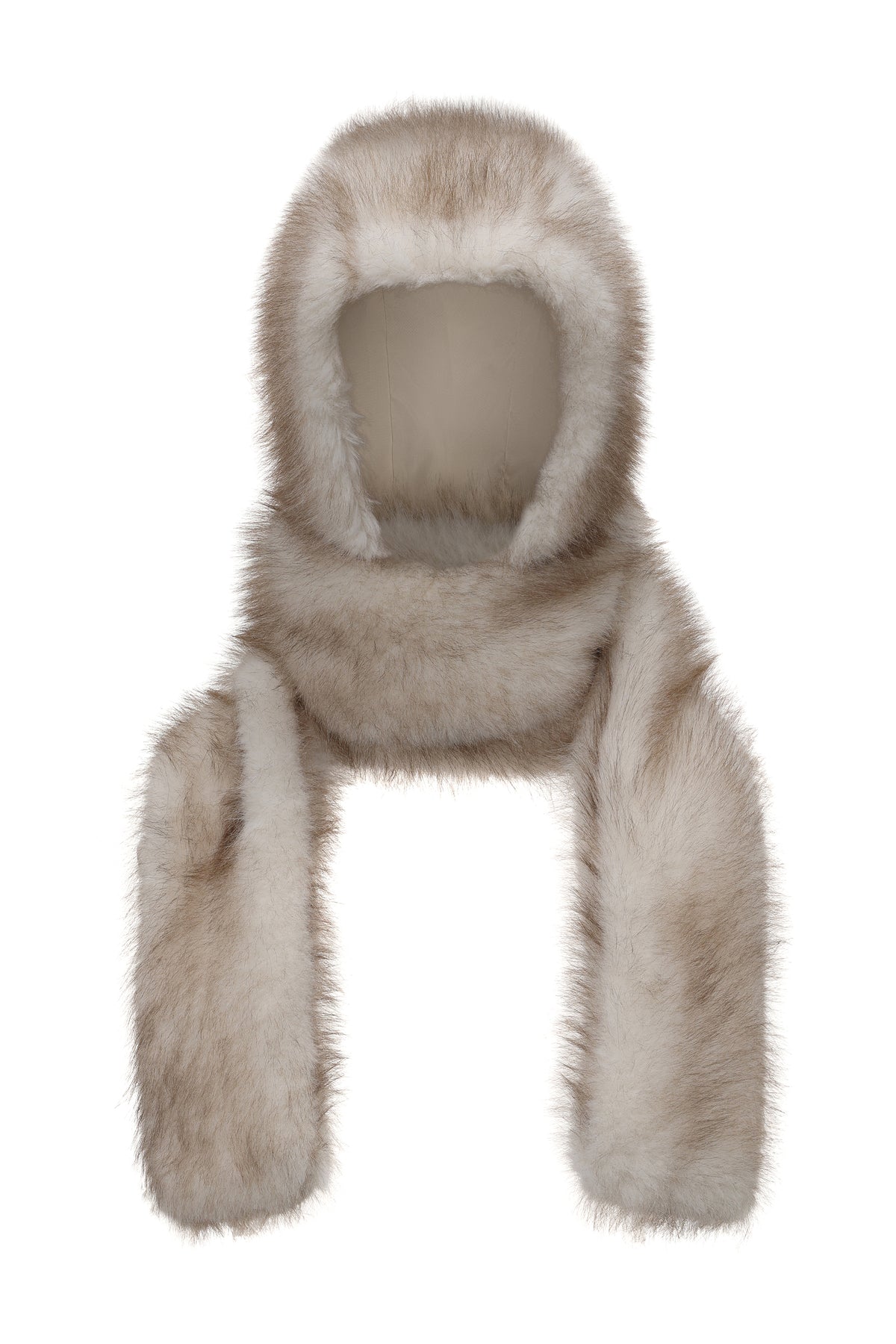 Fur Hood Scarf