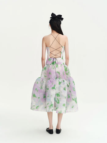 Daisy Print Stacey Dress