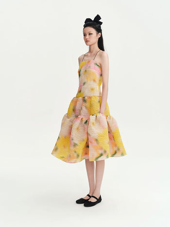 Gebera Print Stacey Dress