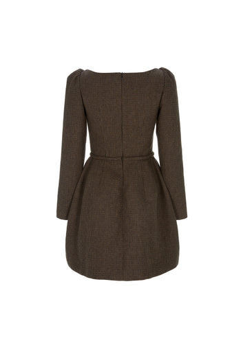Houndstooth Keen length Dress