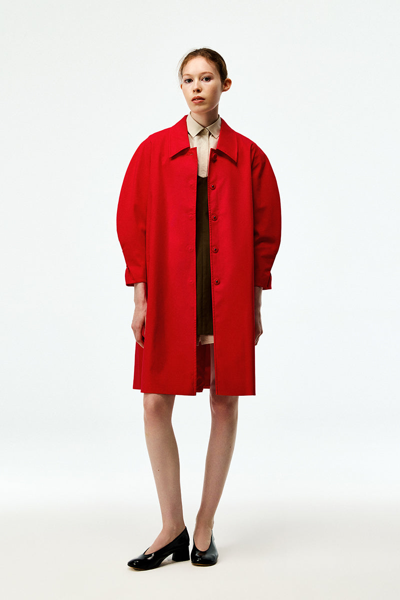 Red Trench Coat - CHICTOPIA