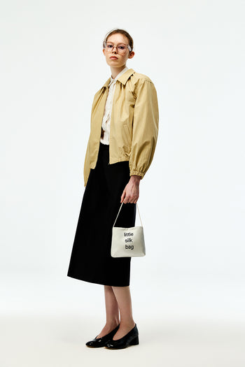 Frayed edge Midi Skirt