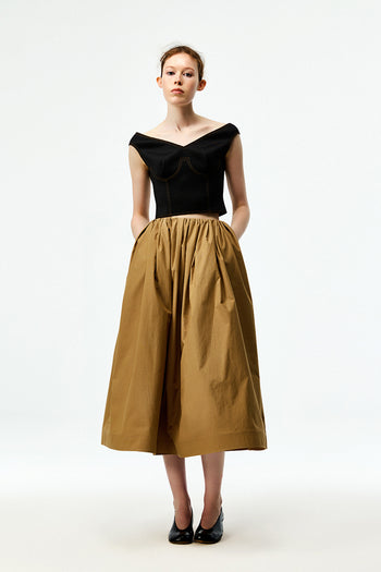 Off-shoulder Bustier