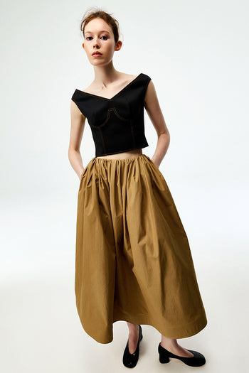 Off-shoulder Bustier