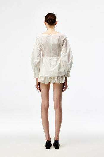 Scoop Neck  Blouse