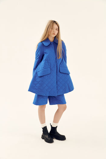 Quilted Swing Coat