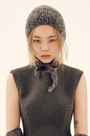 Hand-Knitted Bonnet
