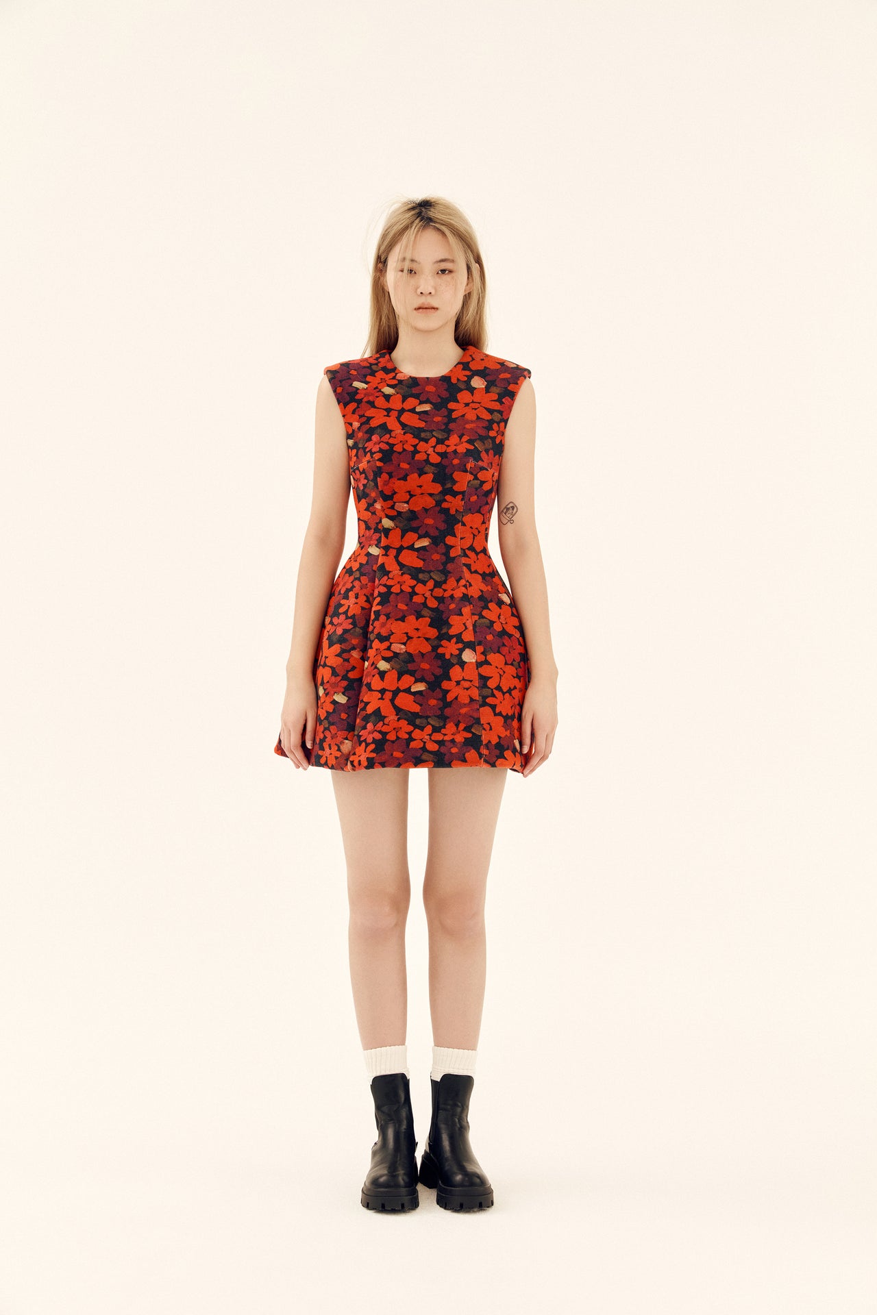 Floral Neoprene Dress