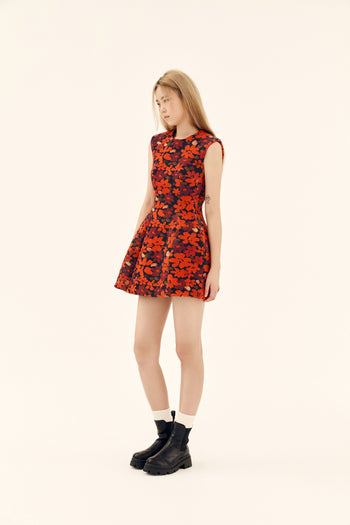 Floral Neoprene Dress