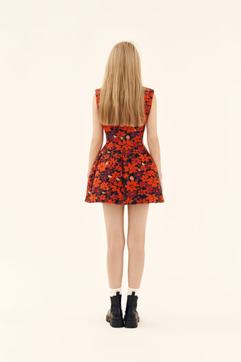 Floral Neoprene Dress