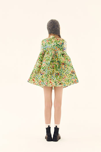 Shirred Babydoll Dress