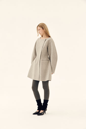 Grey Wool Coat