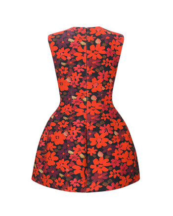 Floral Neoprene Dress