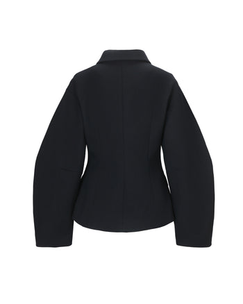 Black Sculpted Jacket