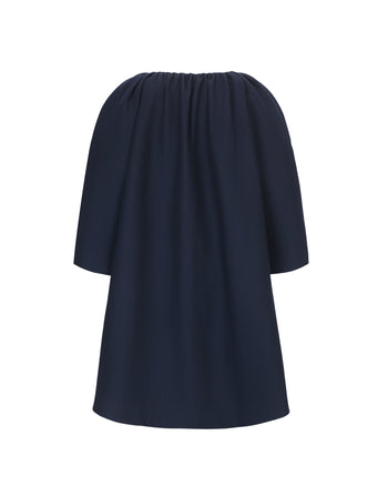 Midnight Cocoon Coat