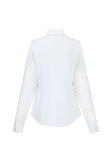 Poplin Pleated Shirt