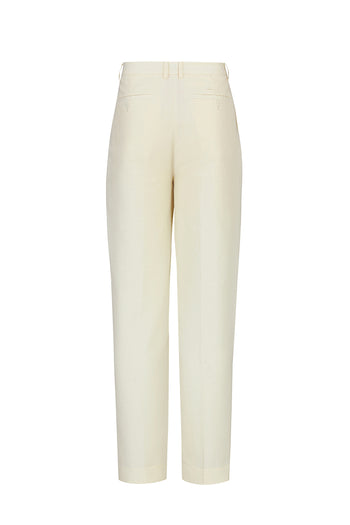 Linen Pleated Trousers