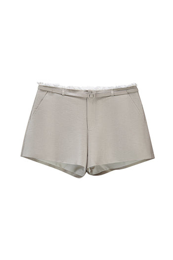 Silk Taffeta Shorts
