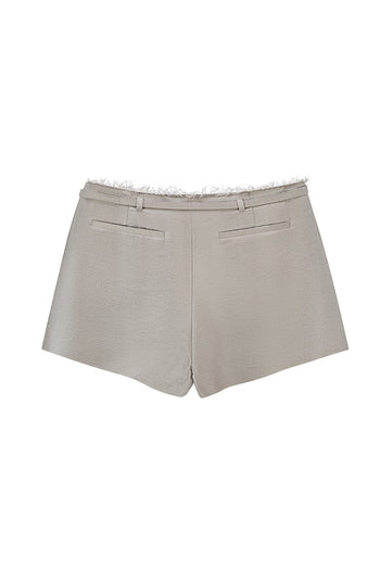 Silk Taffeta Shorts