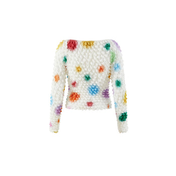 Multicolor Polka Dot Clara Top