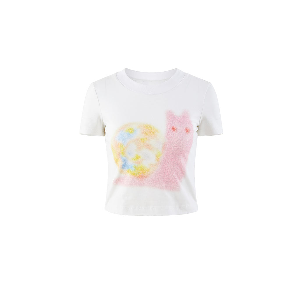 Hand-Drawn Snail T-shirt