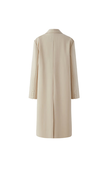 Beige Wool Blazer