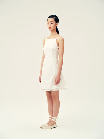 White Linda Dress