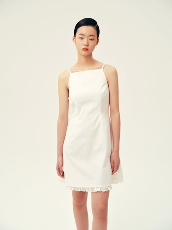 White Linda Dress