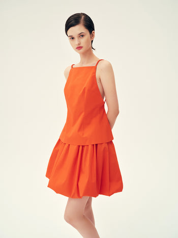 Tangerine Linsey Tank top