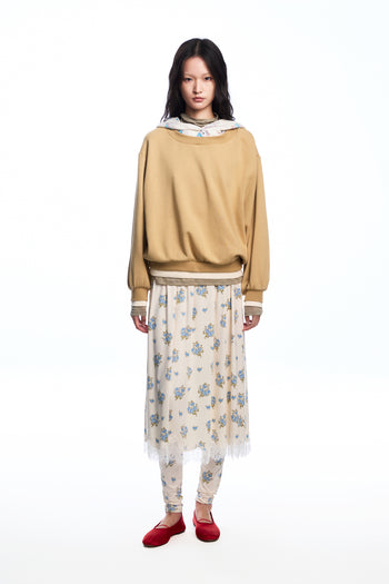 Mock Layered Hoodie