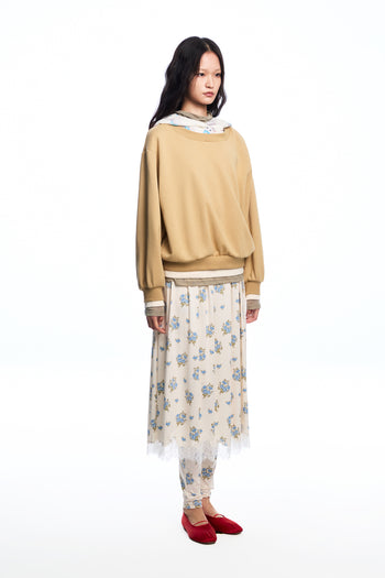 Mock Layered Hoodie