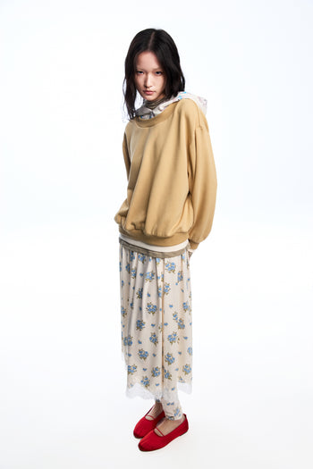 Mock Layered Hoodie
