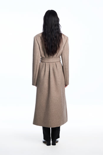 Taupe Wool Coat