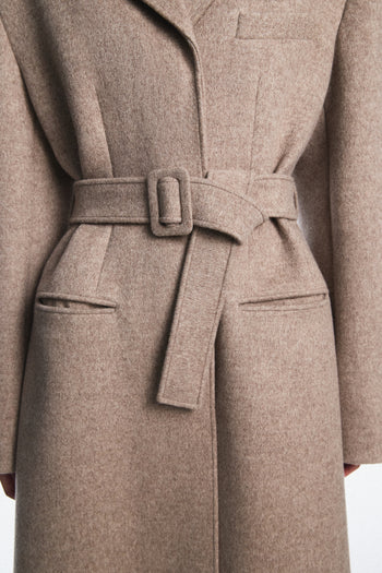 Taupe Wool Coat