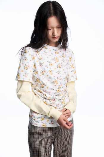 Mock Layered Sweatshirt