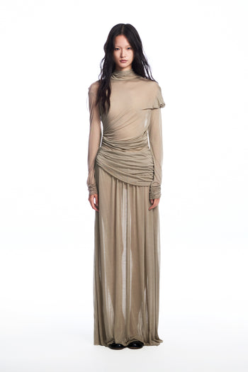Taupe Jersey Dress