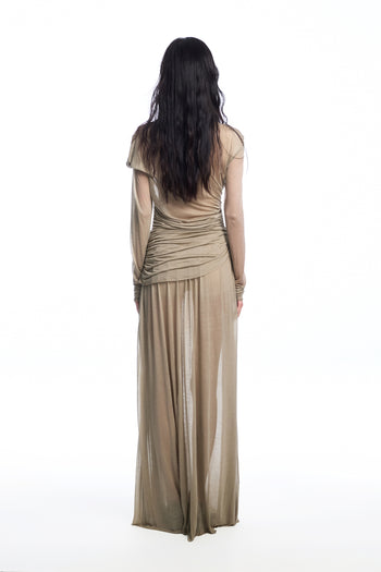 Taupe Jersey Dress