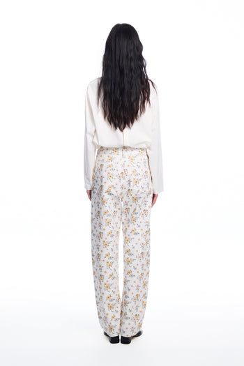 Drape Collar Blouse