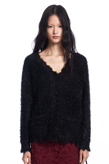 Raw Edge Cardigan