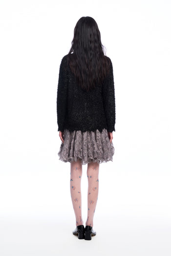Grey Lace Skirt