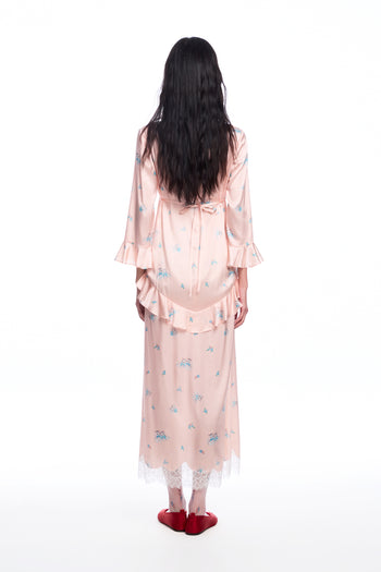 Pink Silk Dress